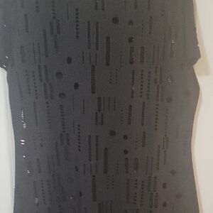 Black Textured Dress